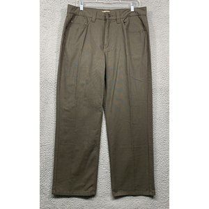 Mens Blue Mountain 5 Pocket Canvas Pants Brown Size 34 x 30 Regular Fit New